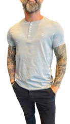 CAMISETA HENLEY EGIPCIO GOLA PADRE