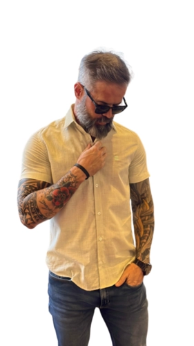 CAMISA MC SLIM FIT FLAME VERDE 2