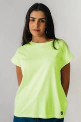 T - SHIRT BLOCADA MANGAS FEMININA