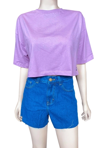 T-SHIRT CROPPED FEMININO