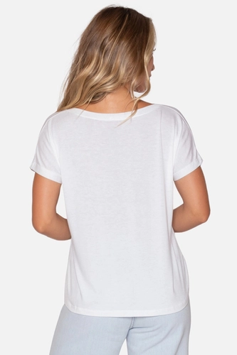 CAMISETA BASIC GOLA V FEMININA