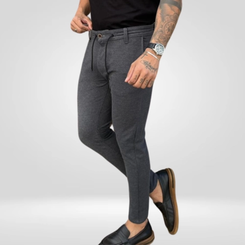 CALÇA MOLETOM ESTILO ALFAIATARIA