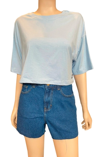T-SHIRT CROPPED FEMININO