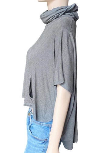 CAMISETA GOLA ALTA SOLTA