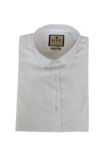 CAMISA MC SLIM FIT LINHO BRANCO 2