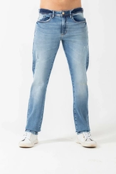 CALCA JEANS SKINNY MASC AZUL CLARO AZUL