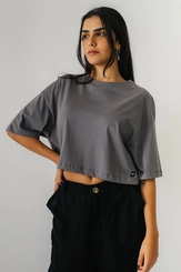 T-SHIRT CROPPED FEMININO