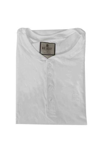 CAMISETA HENLEY EGIPCIO GOLA PADRE