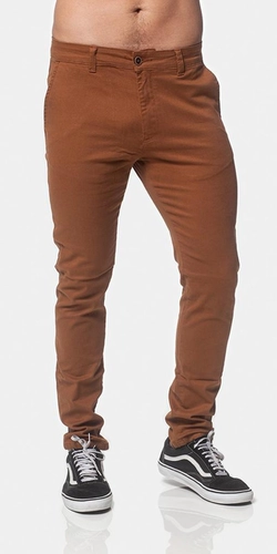 CALÇA SARJA MARROM OCKY