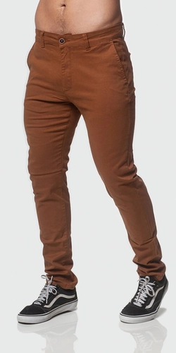 CALÇA SARJA MARROM OCKY