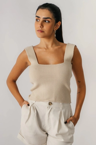 CROPPED VISCOSE