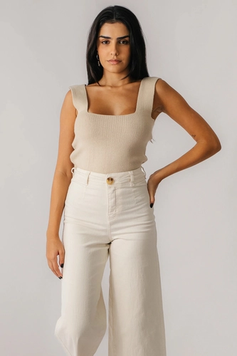 CROPPED VISCOSE