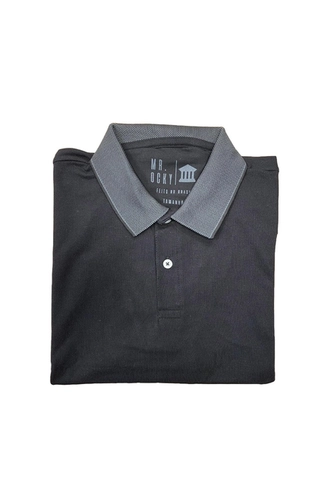 CAMISETA POLO PIQUET MR OCKY PRETO P