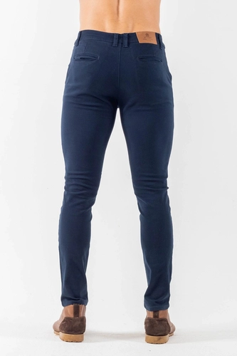 CALÇA SARJA AZUL MARINHO