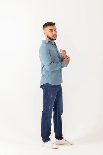 CAMISA MANGA LONGA SEM BOLSO CORES ROSA P