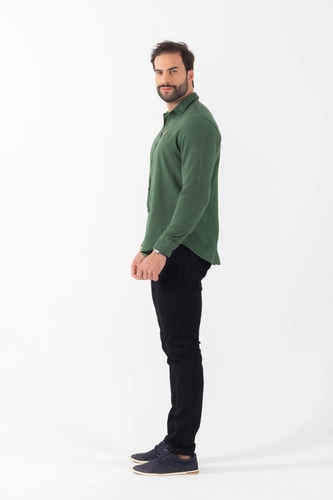 CAMISA MANGA LONGA SEM BOLSO CORES ROSA P