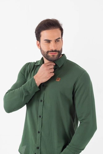 CAMISA MANGA LONGA SEM BOLSO CORES ROSA P