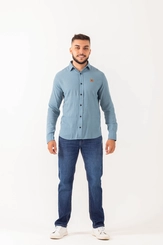 CAMISA MANGA LONGA SEM BOLSO CORES ROSA P