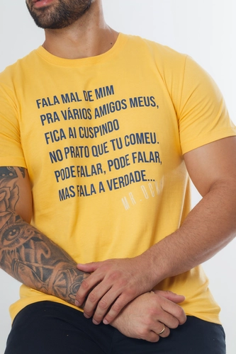 CAMISETA FALA MAL DE MIM