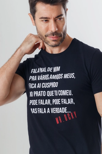 CAMISETA FALA MAL DE MIM