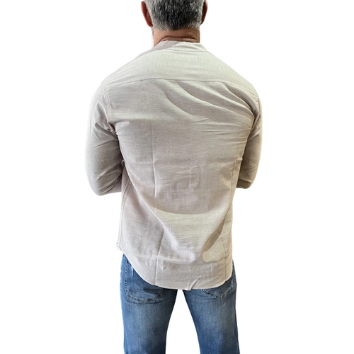 CAMISA MANGA LONGA SEMI SLIM BATA