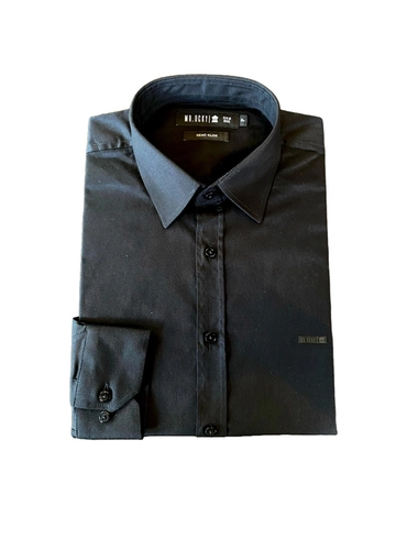 CAMISA MANGA LONGA SEMI SLIM  PRETO P