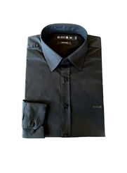 CAMISA MANGA LONGA SEMI SLIM  PRETO P