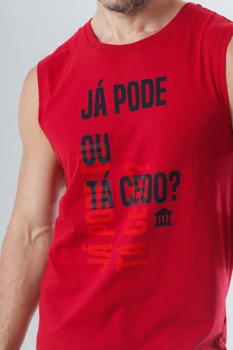 CAMISETA JA PODE OU TA CEDO