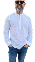 CAMISA MANGA LONGA SEMI SLIM BATA
