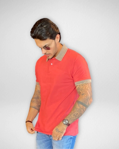 CAMISETA POLO PIQUET MR OCKY MELANCIA GG