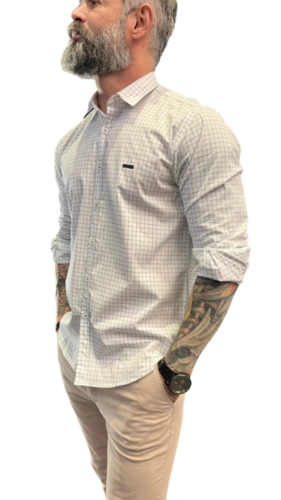 CAMISA MANGA LONGA SEMI SLIM