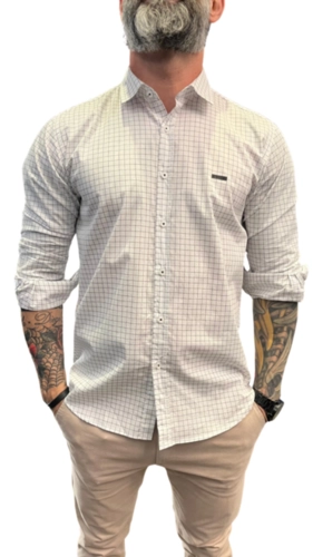 CAMISA MANGA LONGA SEMI SLIM