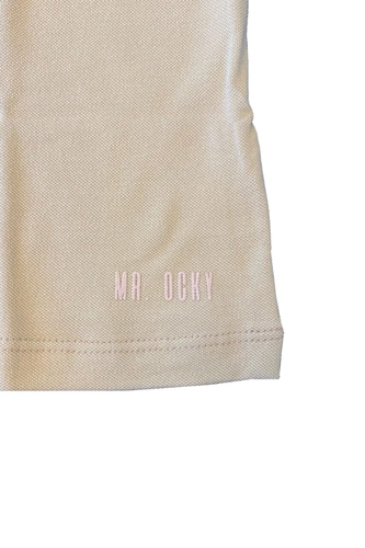 CAMISETA POLO PIQUET MR OCKY BEGE GG