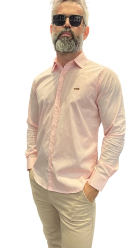 CAMISA MANGA LONGA SEMI SLIM