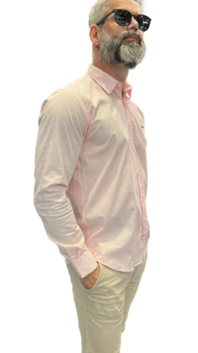 CAMISA MANGA LONGA SEMI SLIM