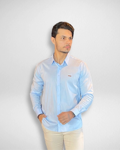 CAMISA MANGA LONGA SEMI SLIM
