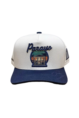 BONE PARAISO PARTICULAR BRANCO ABA AZUL MARINHO BRANCO U