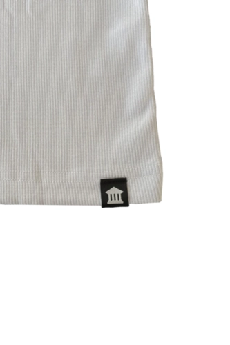 CAMISETA CANELADA GOLA ALTA MANGA LONGA