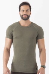CAMISETA TRICOT NERVURA
