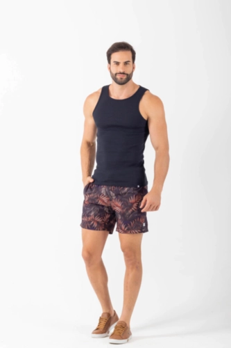 CAMISETA REGATA CANELADA MR OCKY PRETO