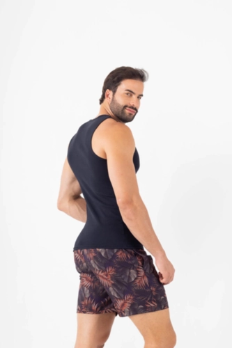 CAMISETA REGATA CANELADA MR OCKY PRETO