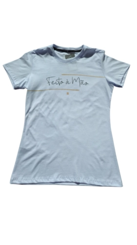CAMISETA FEITO A MAO FEMININO